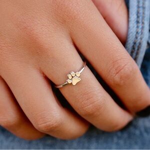 Pura Vida Paw Print Ring